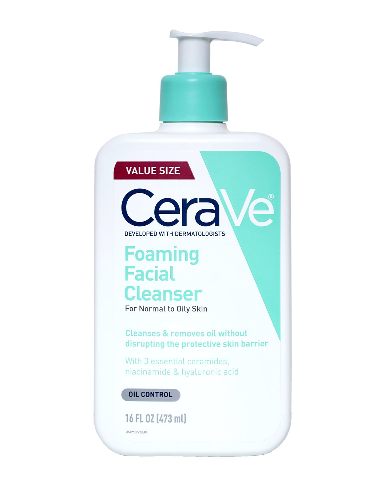 سراوی فوم شوینده سراوی پوست نرمال تا چرب فرانسوی 473 میل Cerave Foaming Cleanser for normal to oily skin