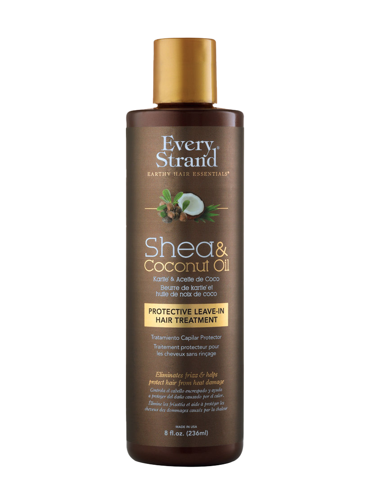 کرم موی محافظ حرارت آبرسان شی و روغن نارگیل اوری استرند | Every Strand Shea & Coconut Oil Leave-In Hair Treatment