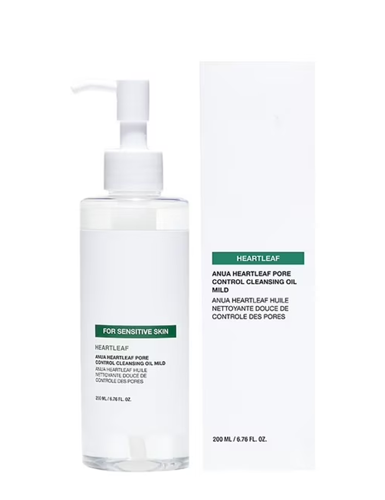 روغن پاک کننده پوست حساس آنوا(اویل کلینزر) | Heartleaf Pore Control Cleansing Oil , Oil Cleanser for Sensitive Skin