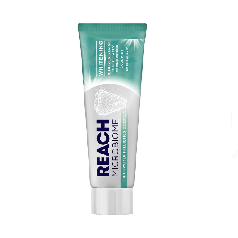 خمیردندان سفیدکننده ریچ میکروبیوم Reach Whitening وزن 120 گرم