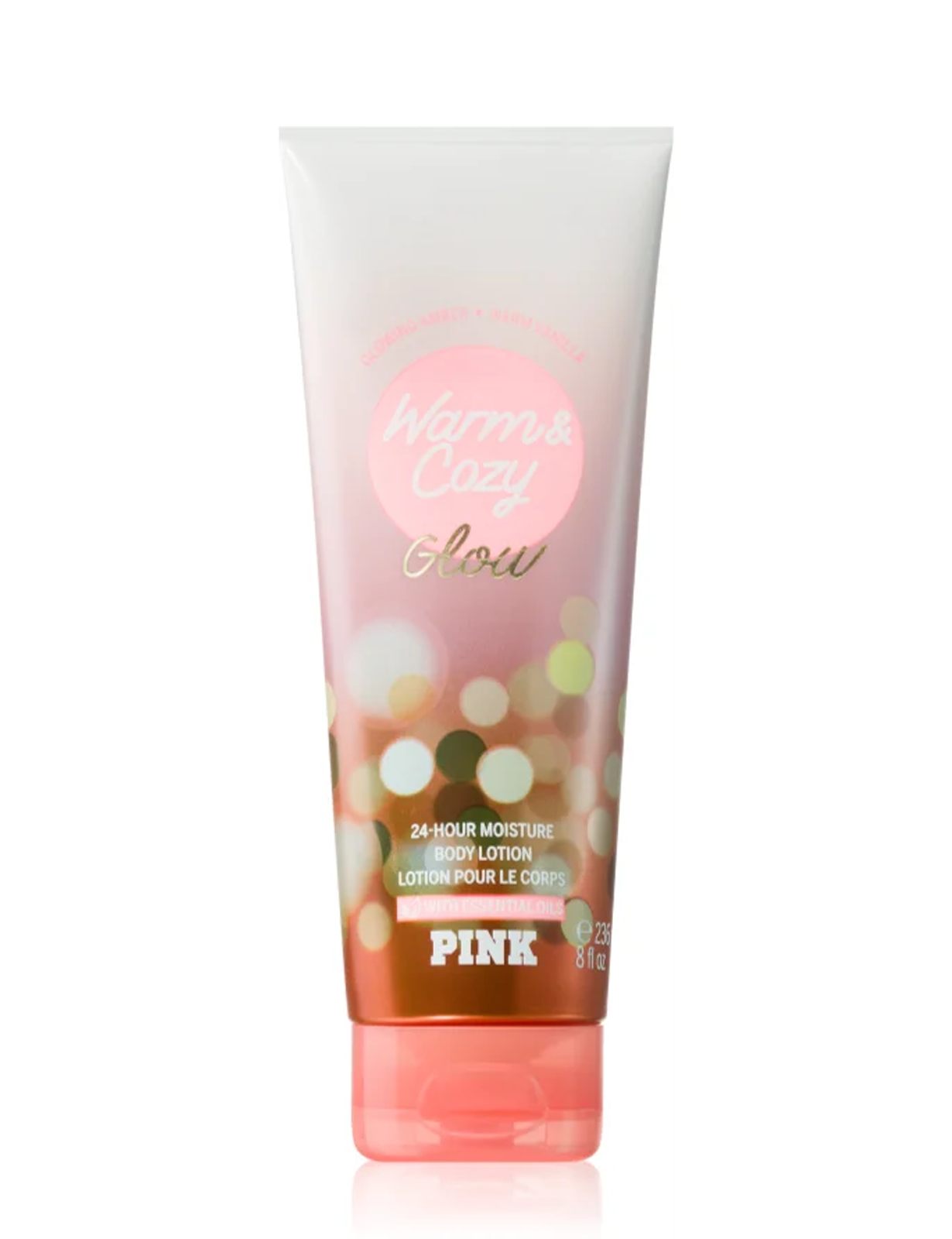 لوسیون بدن  ویکتوریا سکرت  پینک وارم اند کازی گلو  Victoria's Secret Pink Body Lotion  (Warm & Cozy Glow)