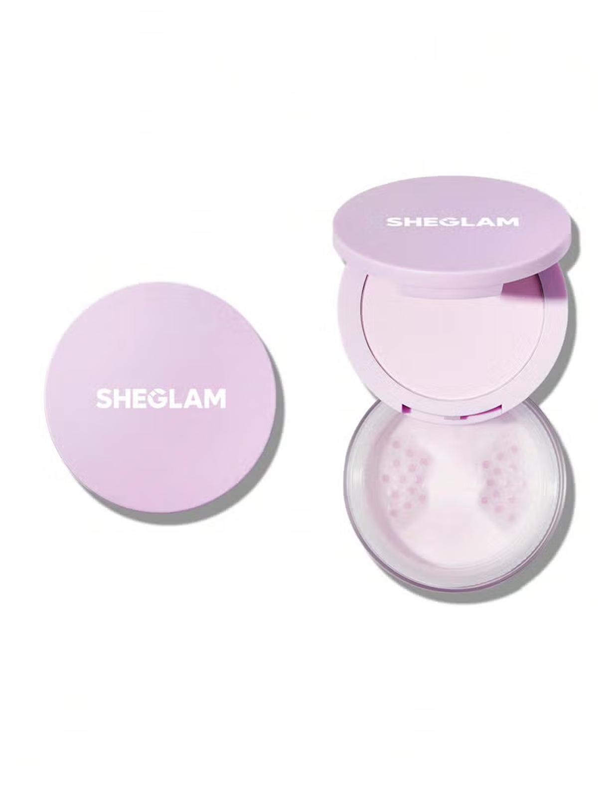 پودرفیکس بنفش شیگلم sheglam Insta-Ready Face & Under Eye Setting Powder Duo-Taro