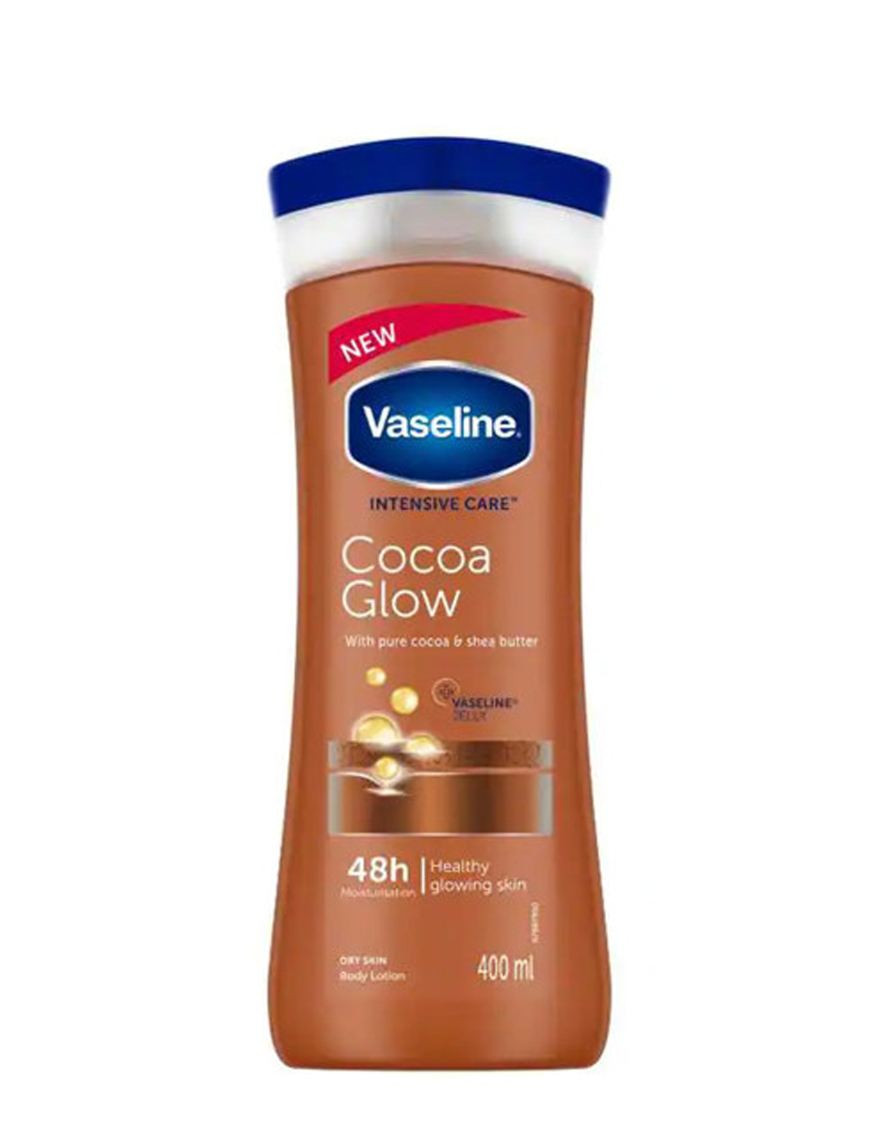 وازلین لوسیون بدن کره کاکائو  Vaseline Intensive Care Cocoa Glow Body Lotion