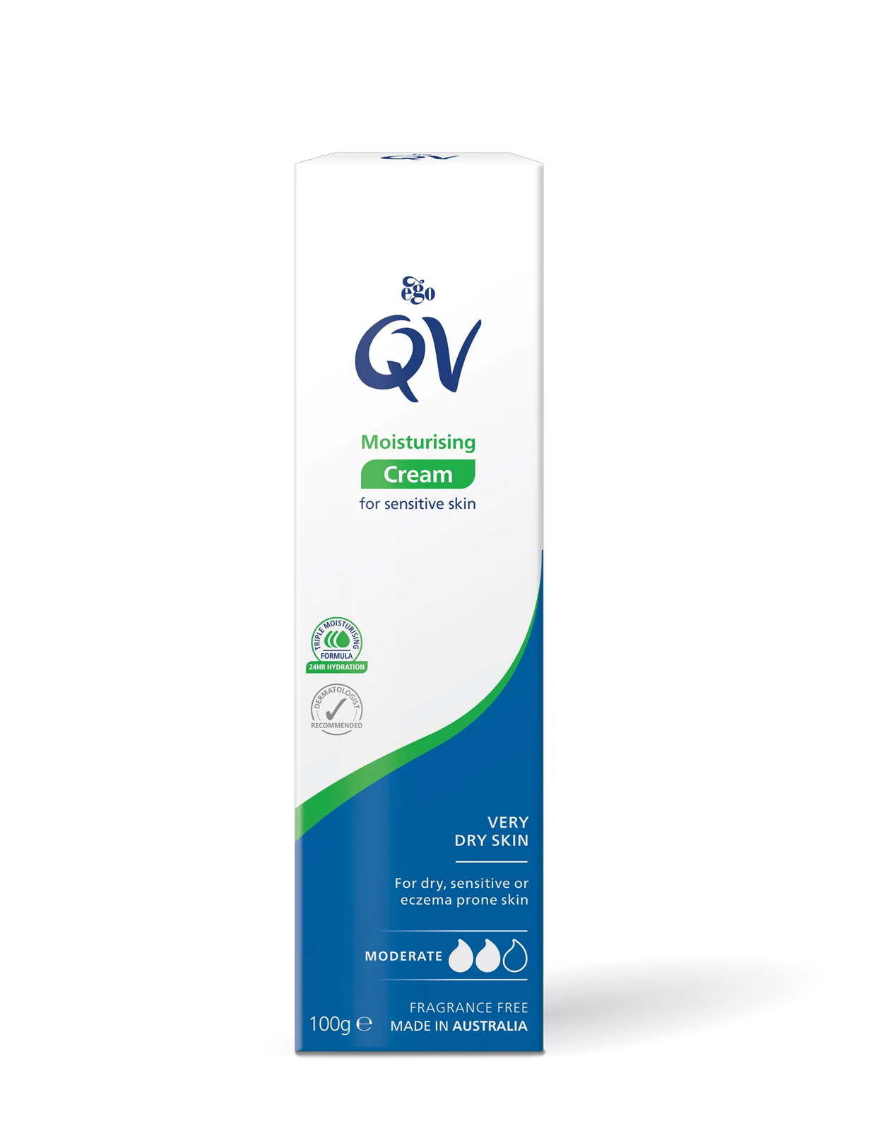کرم مرطوب‌کننده پوست خیلی خشک و حساس کیووی QV 24 Hour
