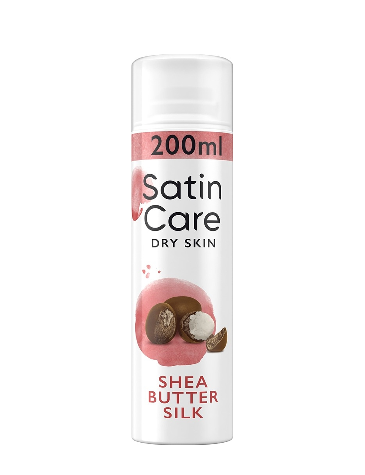 ژل شیو ژیلت زنانه شی باتر Satin Care Shea Butter Silk 200 ml