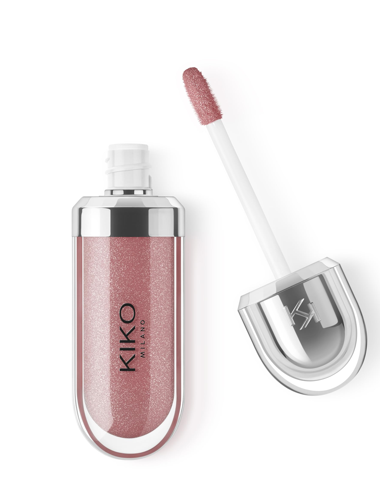 لیپ گلاس کیکو میلانو  کد35 KIKO Milano 3D HYDRA LIPGLOSS- Pearly Warm Mauve