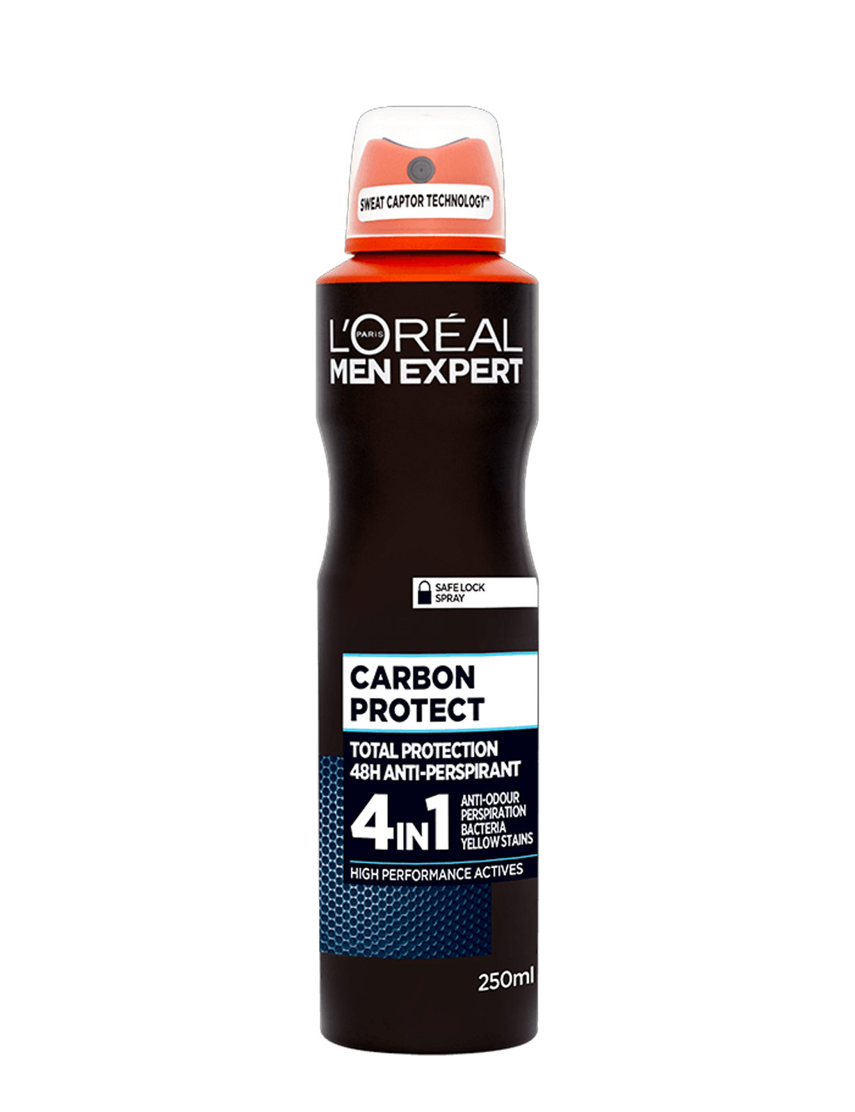 لوریل اسپری بدن  L'Oréal 48H Anti-Perspirant Deodorant Men Expert Carbon Protect