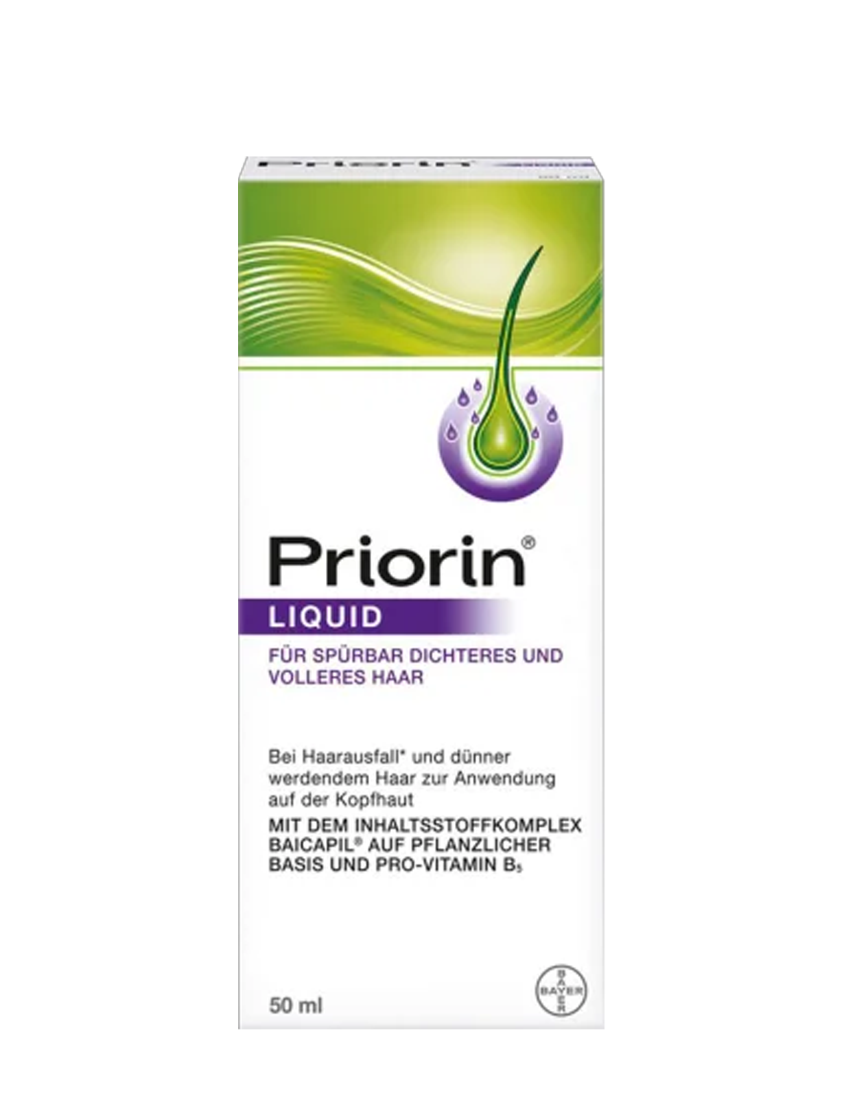 اسپری ضدریزش مو پریورین لیکوئید - Priorin Liquid | تقویت‌کننده و محرک رشد مو | حجم ۵۰ میلی‌لیتر