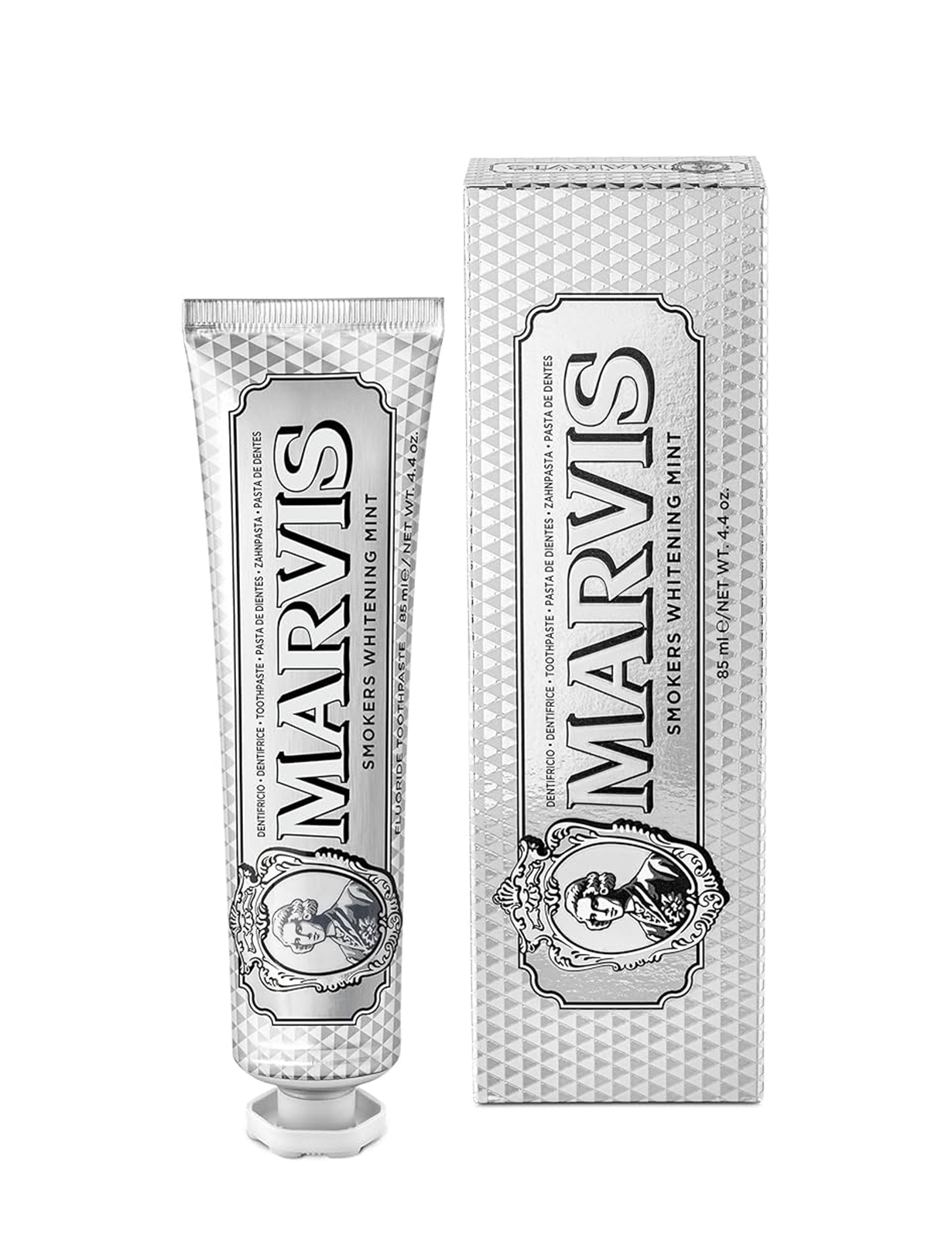 خمیردندان مارویس سفید کننده و مناسب سیگاری ها Marvis Smokers Whitening85ml