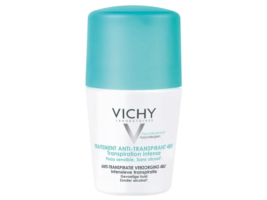 ویشی مام رولی آنتی ترنسپرنت 48 ساعته / Vichy Anti-Transpirant, anti-traces 48H – Roll-on 50ML