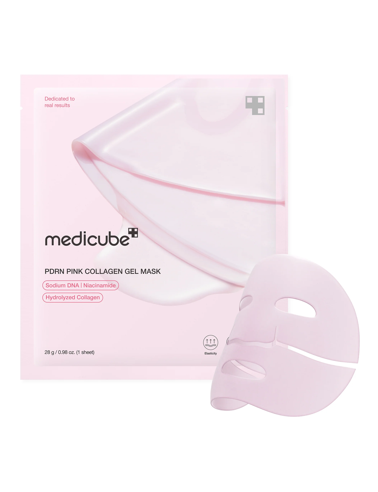 ماسک ورقه ای مدی کیوب کلاژن  PDRN Pink Collagen Jelly Gel Mask‏ Medicube