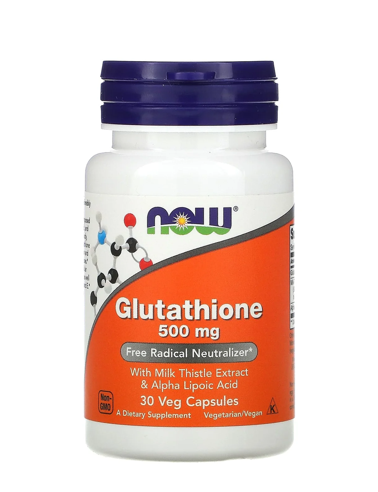 گلوتاتیون نوو NOW Suplementos, Glutation 500 mg