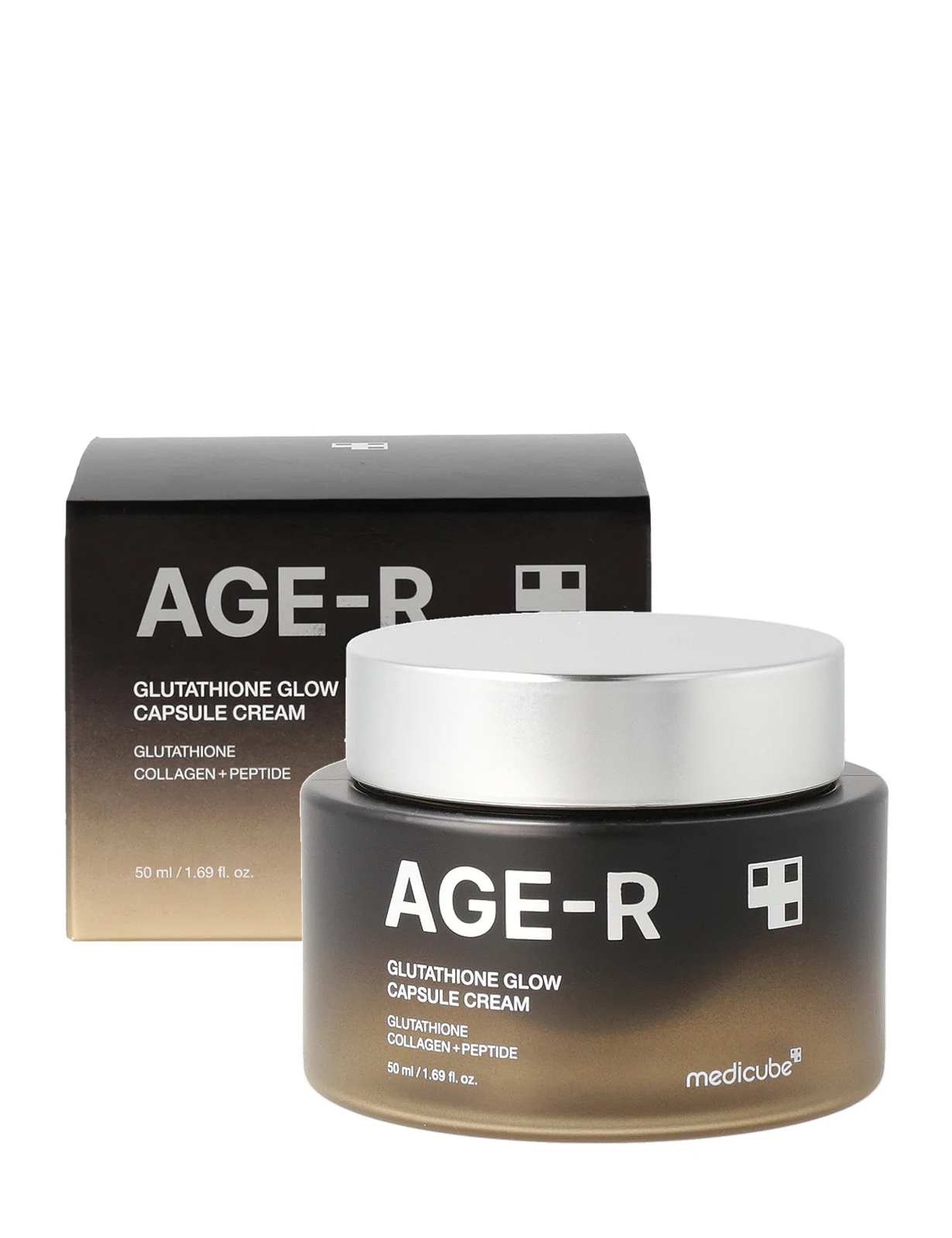 کرم ایج آر مدی کیوب (روشن کننده  و سفت کننده پوست)  MEDICUBE MEDICUBE AGE-R Glutathione Glow Capsule Cream