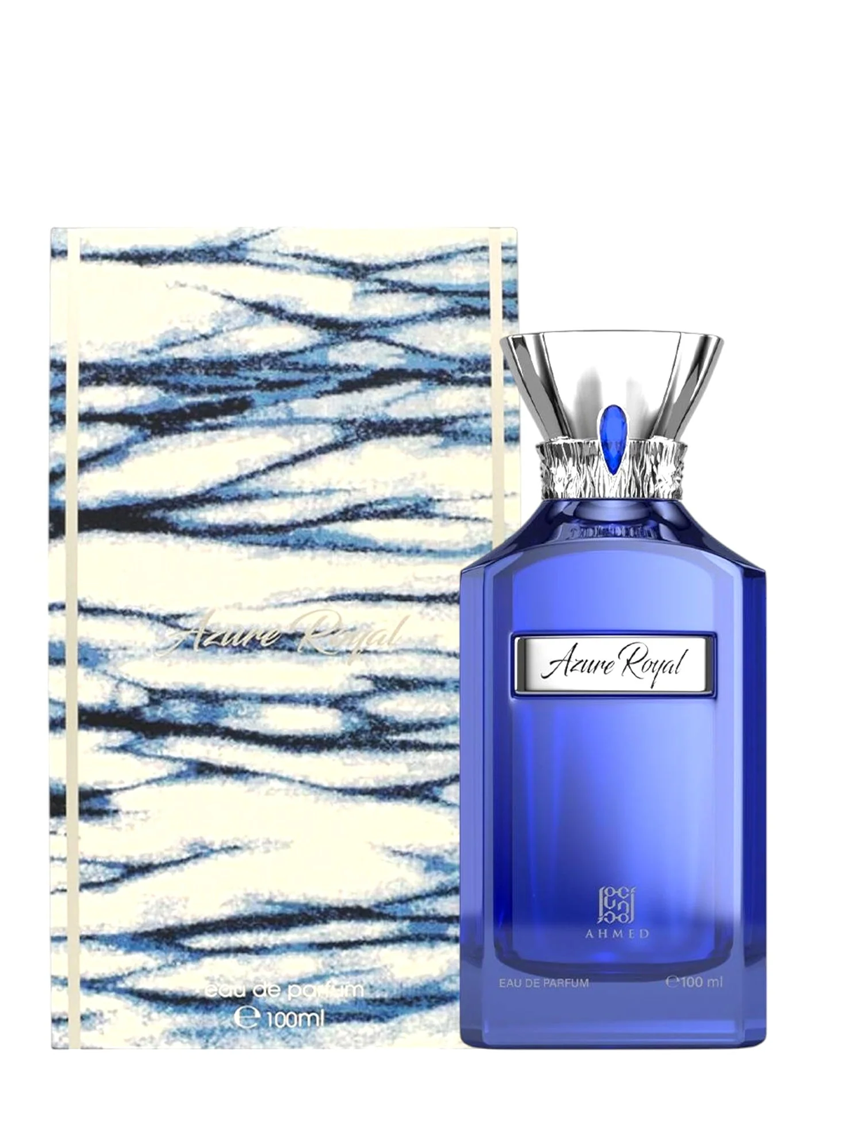 احمدالمغربی ادکلن ازوری رویال Ahmed Al Maghribi Azure Royal Perfume For Unisex EDP 100ml