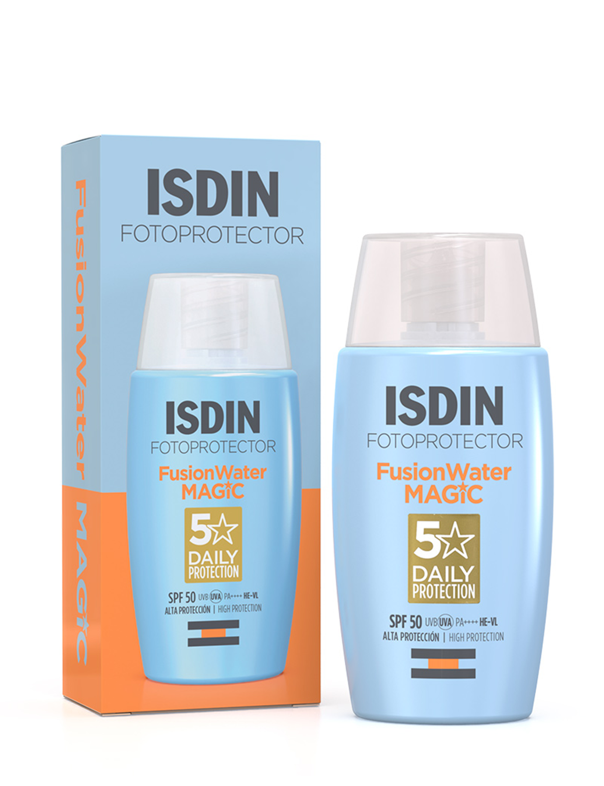 ضدآفتاب فیوژن واتر مجیک ایزدین | Isdin Fotoprotector Fusion Water Magic SPF50