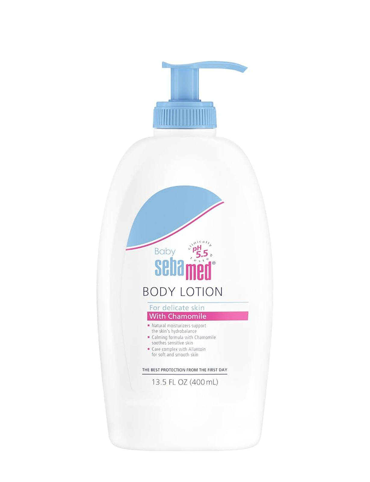 لوسیون بدن نوزاد سبامد همراه با بابونه  Sebamed Baby Lotion