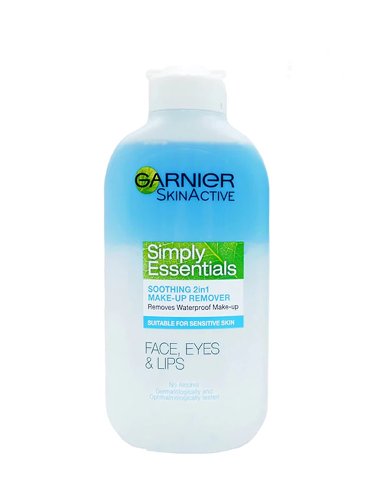 گارنیر میسلار دوفاز صورت چشم ولب Garnier Skin Naturals Simply Essentials 2 in 1 Make-up Remover