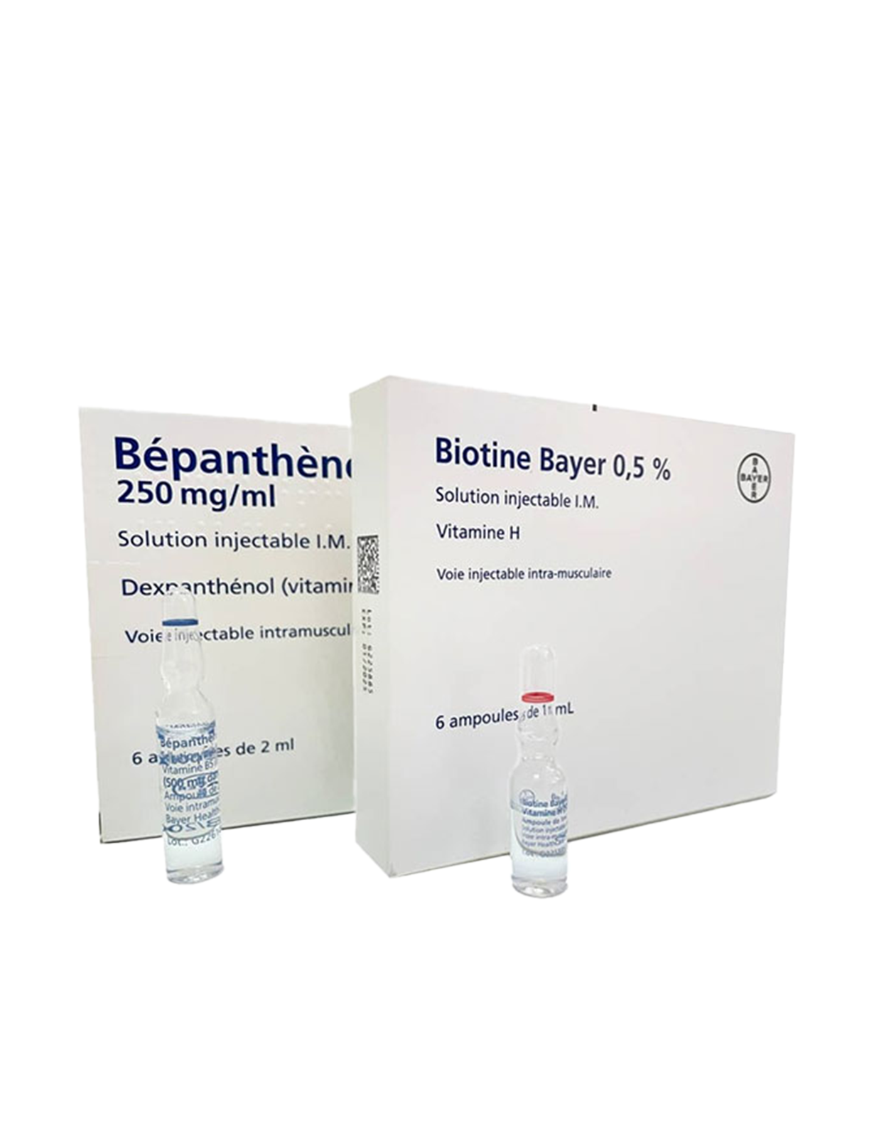 آمپول بیوتین بایر  و بپانتن  Biotin & Bepanthene