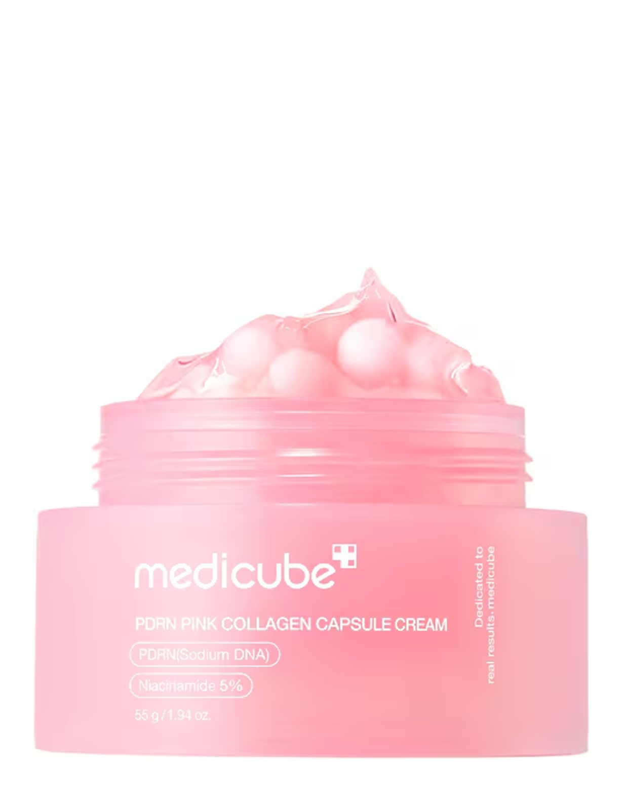 کرم کپسولی مدی کیوب (کرم کلاژن ضد چین و چروک و روشن کننده ) Medicube Salmon DNA PDRN Pink Collagen Capsule Cream