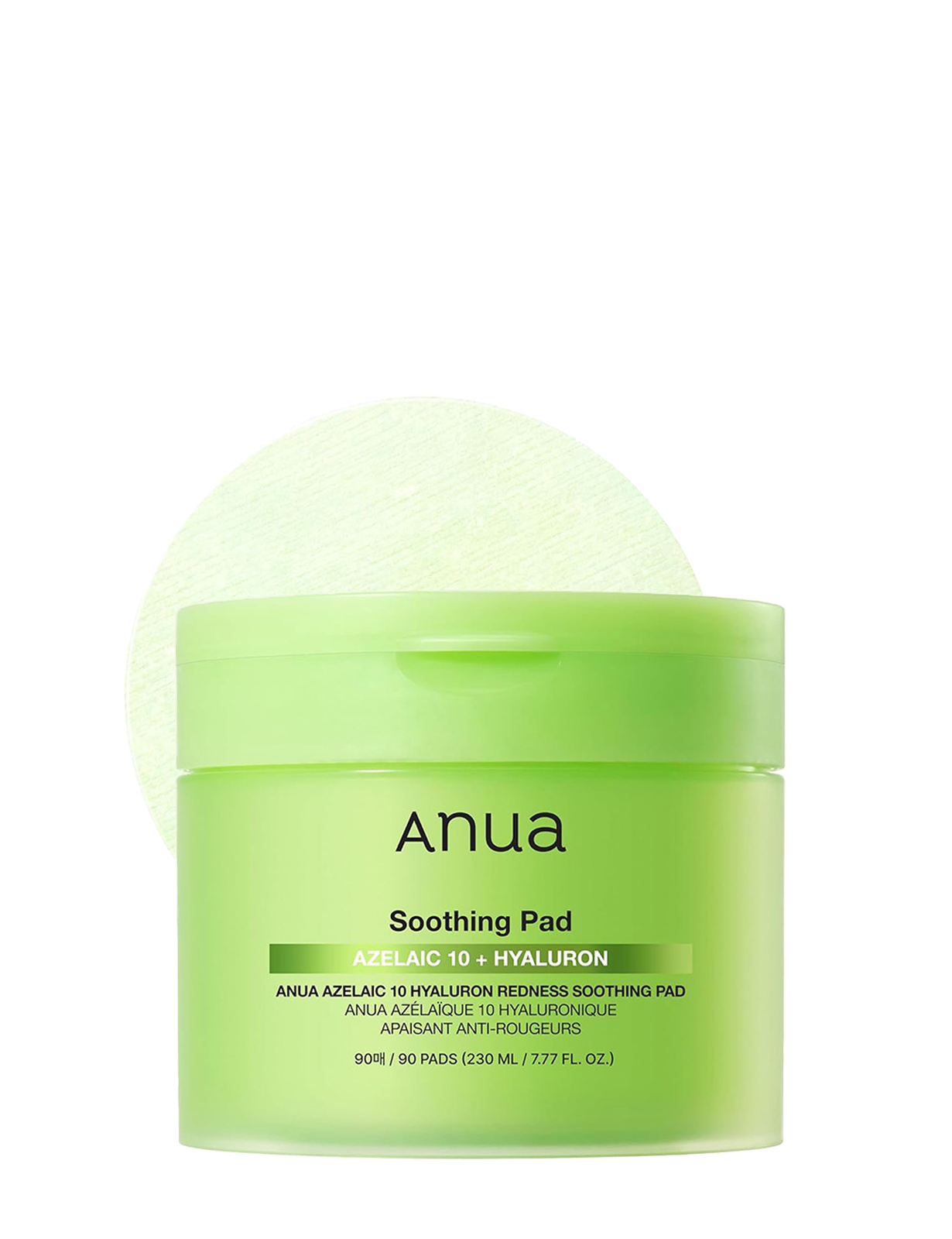 آنوا تونر پد  آزلاییک اسید و هیالورون   Anua Azelaic Acid 10 Hyaluron Redness Soothing Pad