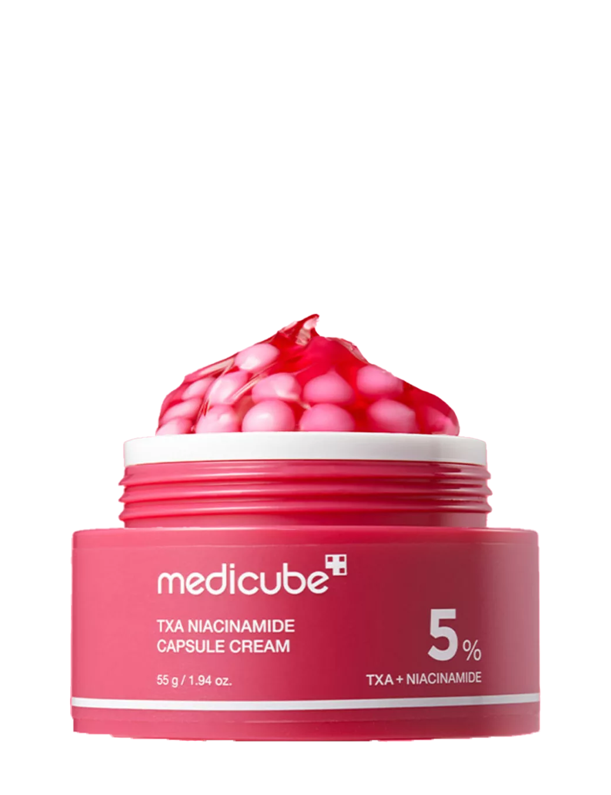 مدی کیوب کرم کپسولی ترانگزامیک اسید و نیاسینامید  MEDICUBE TXA Niacinamide Capsule Cream 55g