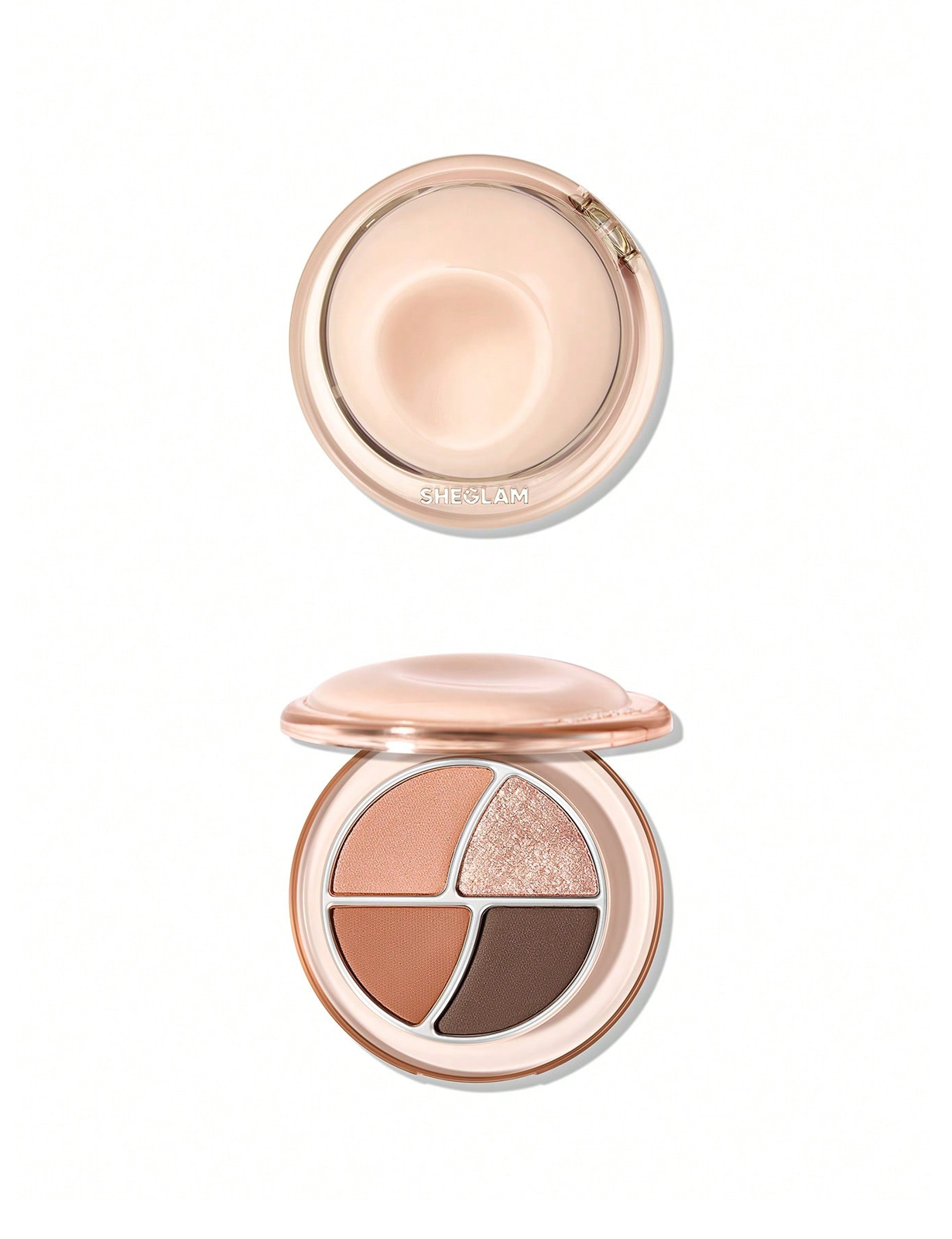 شیگلم پالت سایه چهار رنگ تدی  SHEGLAM Daydreamer Mini Palette-Teddy Meringue