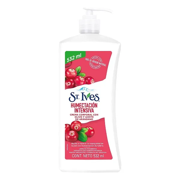 لوسیون بدن کرن بری سینت ایوز St Ives Repairing Cranberry حجم 532 میلی لیتر