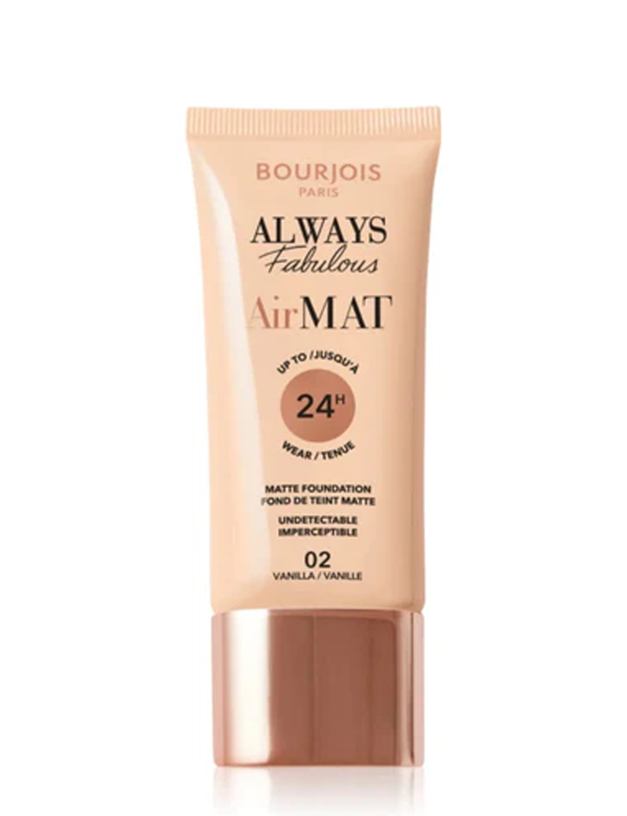 بورجویس کرمپودر ایرمات Bourjois Always Fabulous Air Mat Foundation - 02 Vanilla