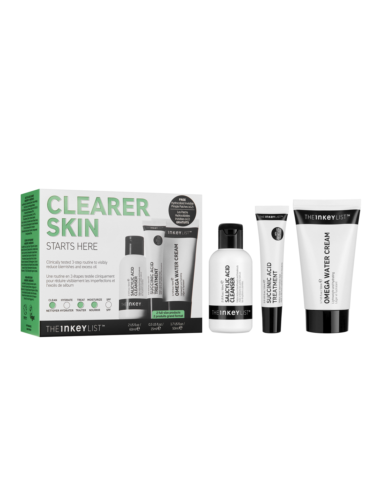 اینکی لیست ست کلیراسکین |The INKEY List Clearer Skin Starts Here Set
