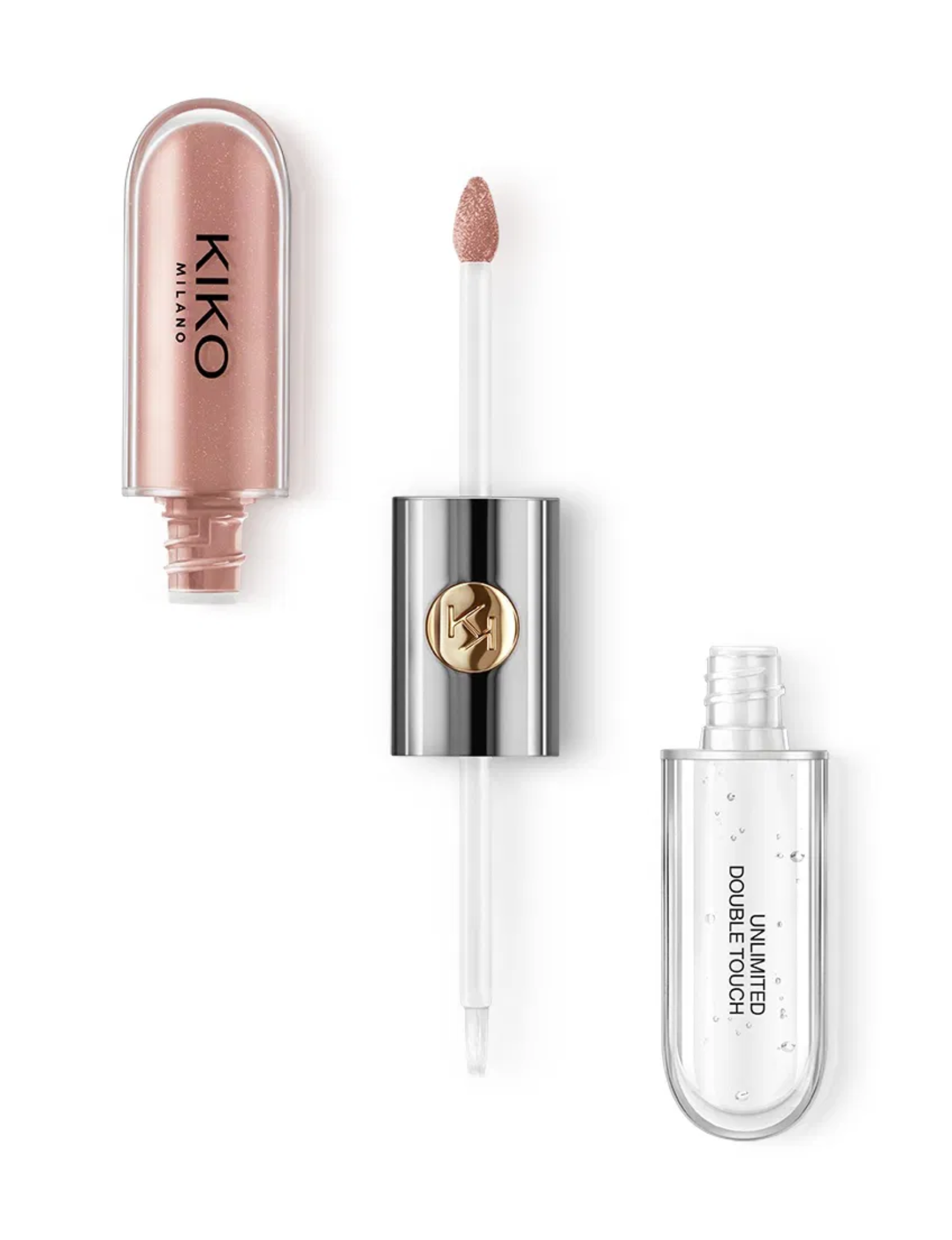 رژ لب دابل تاچ کیکو میلانو 102 Kiko Milano Unlimited Double Touch 102 Satin Rosy Beige