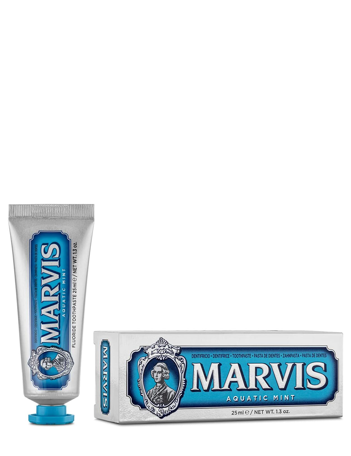 خمیر دندان مارویس نعنا دریایی  marvis aquatic mint toothpaste 25ml