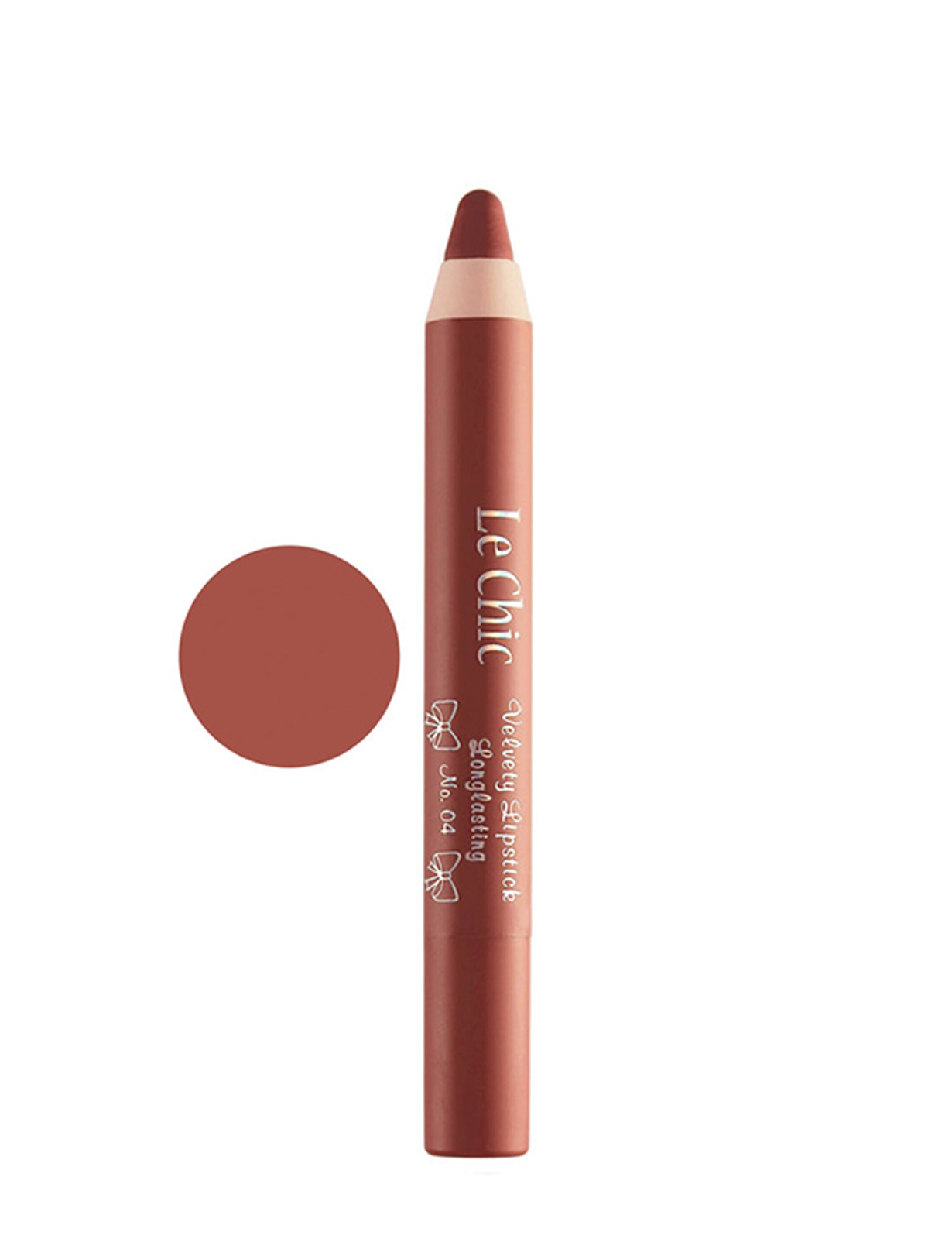 رژلب مدادی لچیک Lechic velvety lipstick 04
