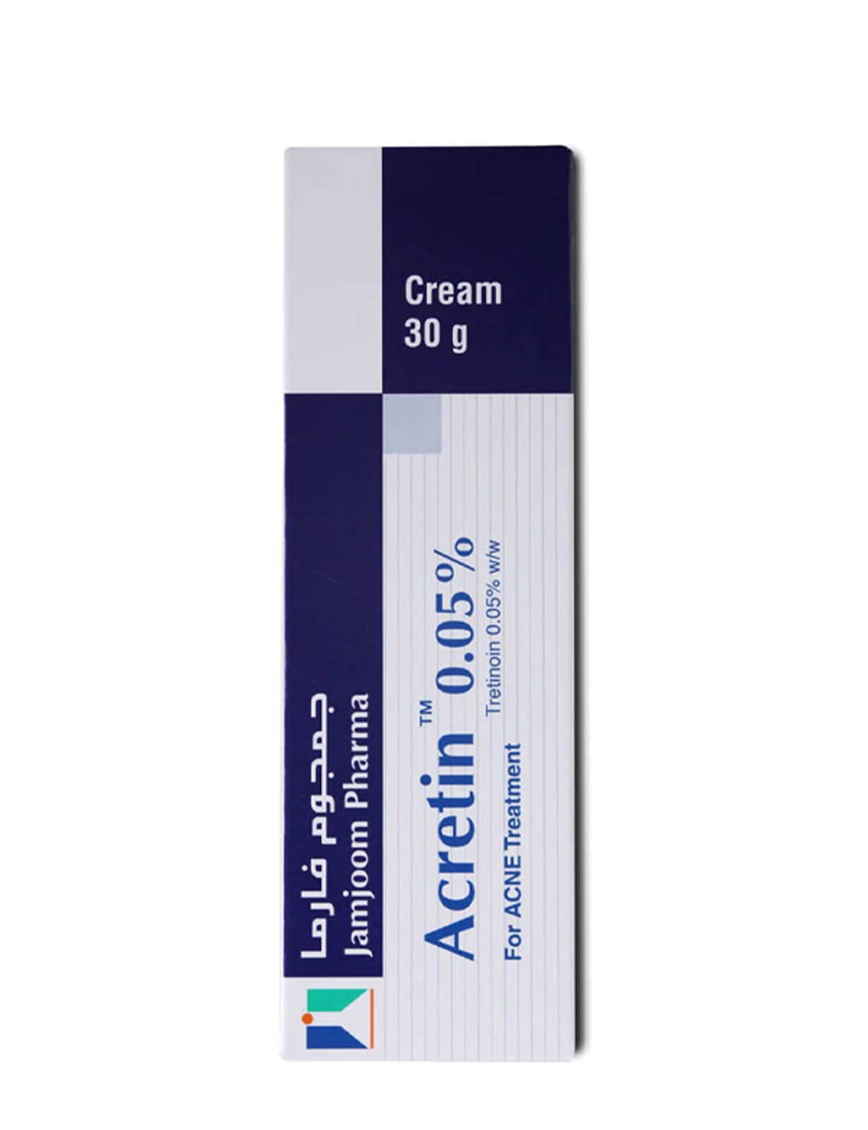 کرم ضدجوش موضعی اکرتین Jamjoom Pharma Acretin 0.05% 30g