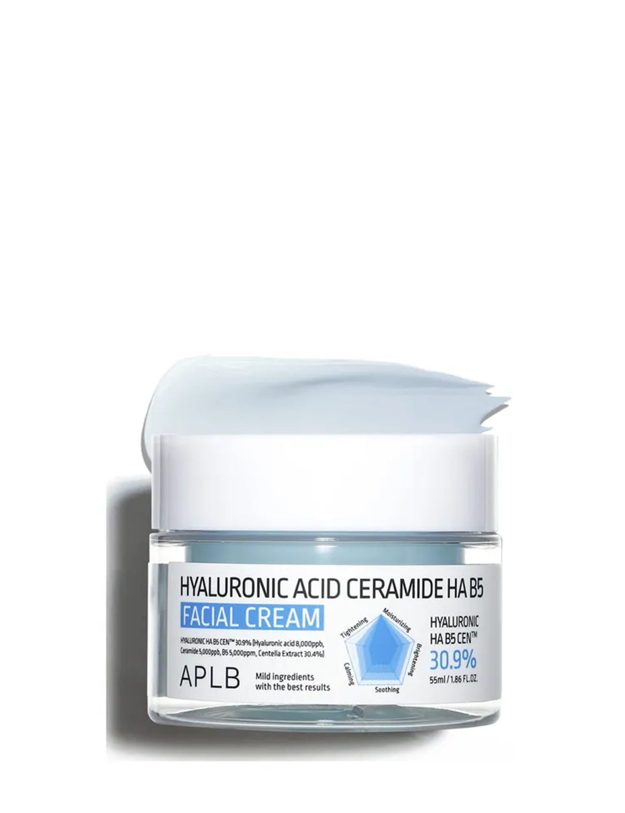 کرم تخصصی آبرسان هیالورونیک اسید و سرامید APLB  Hyaluronic Acid Ceramide HA B5 Facial Cream
