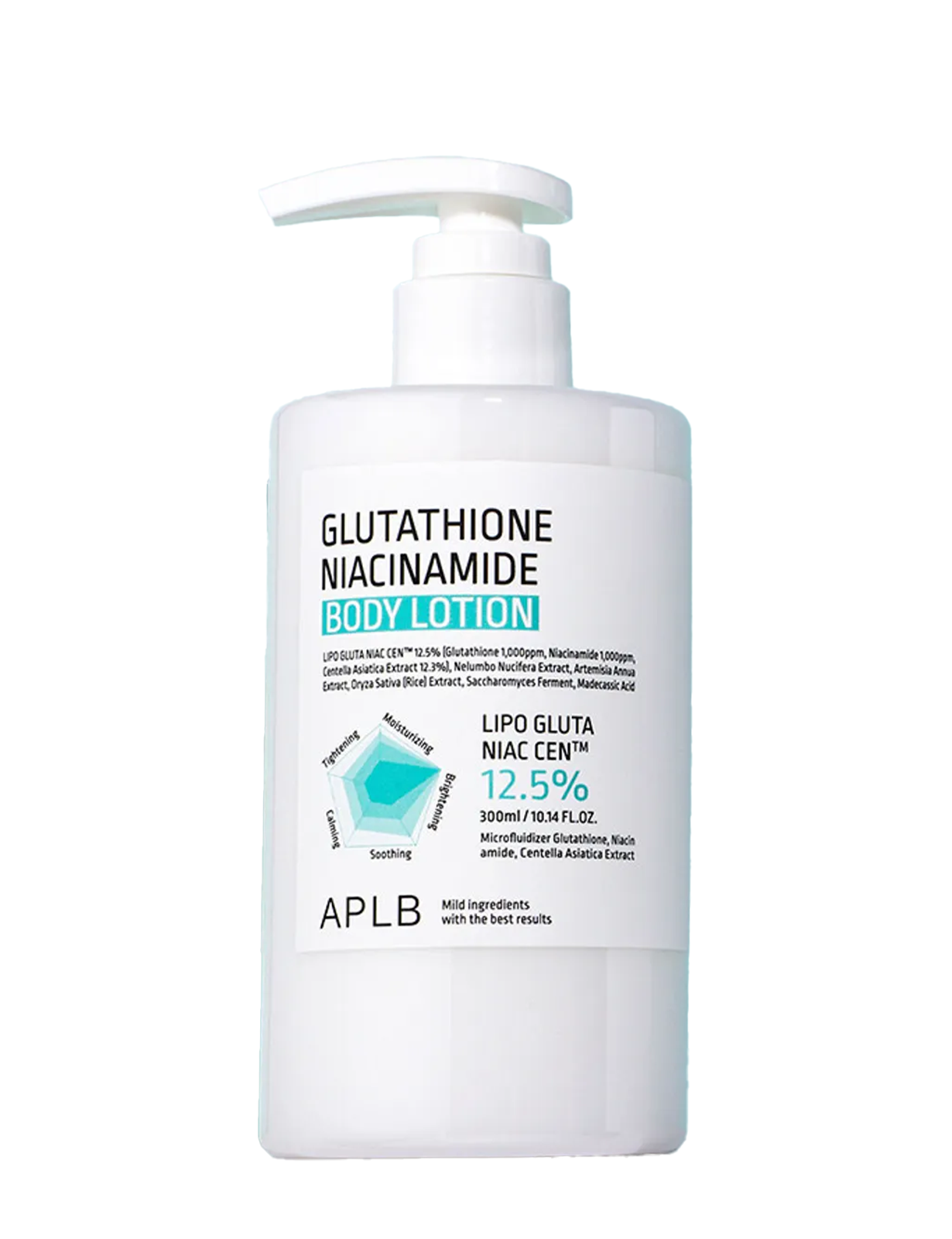 لوسیون بدن گلوتاتیون و نیاسینامید APLB Glutathione Niacinamide Body Lotion 300mL
