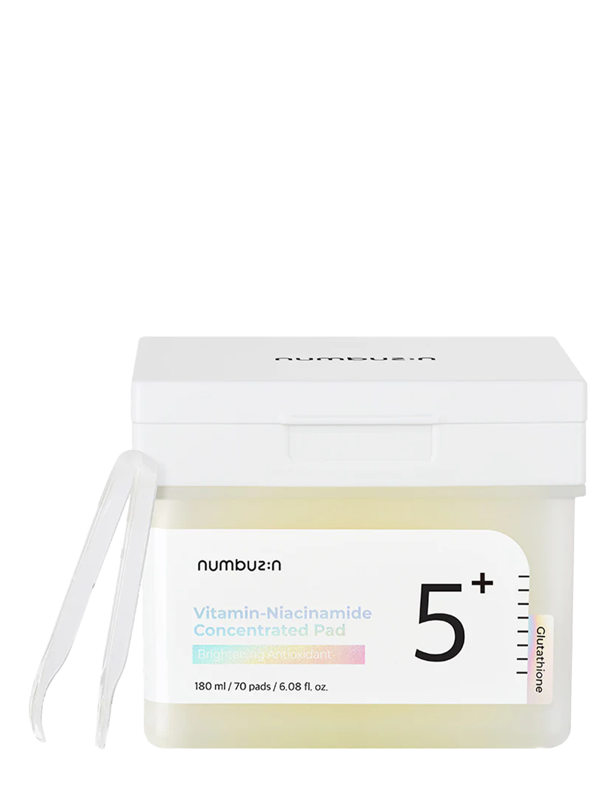 تونر پدنیاسینامید نامبوزین روشن کننده و ضد لک | Numbuzin No.5 Vitamin-Niacinamide Concentrated Pad