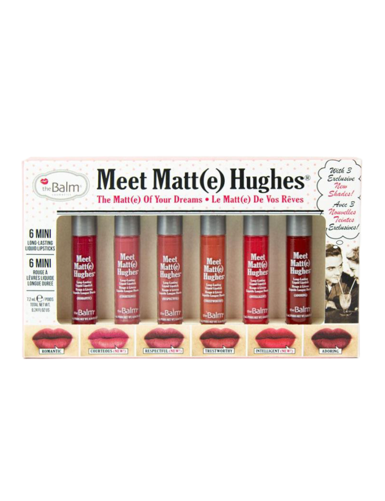 پک رژ لب ۶عددی مات د بالم The Balm mini meet Matt Hughes