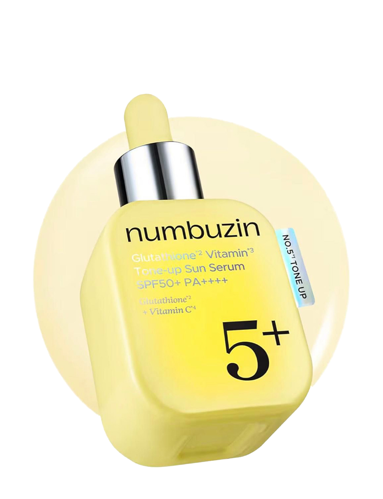 ضد آفتاب نامبوزین تون آپ گلوتاتیون و ویتامین سی شماره 5 |numbuzin No.5 Glutathione Vitamin Tone-up Sun Serum